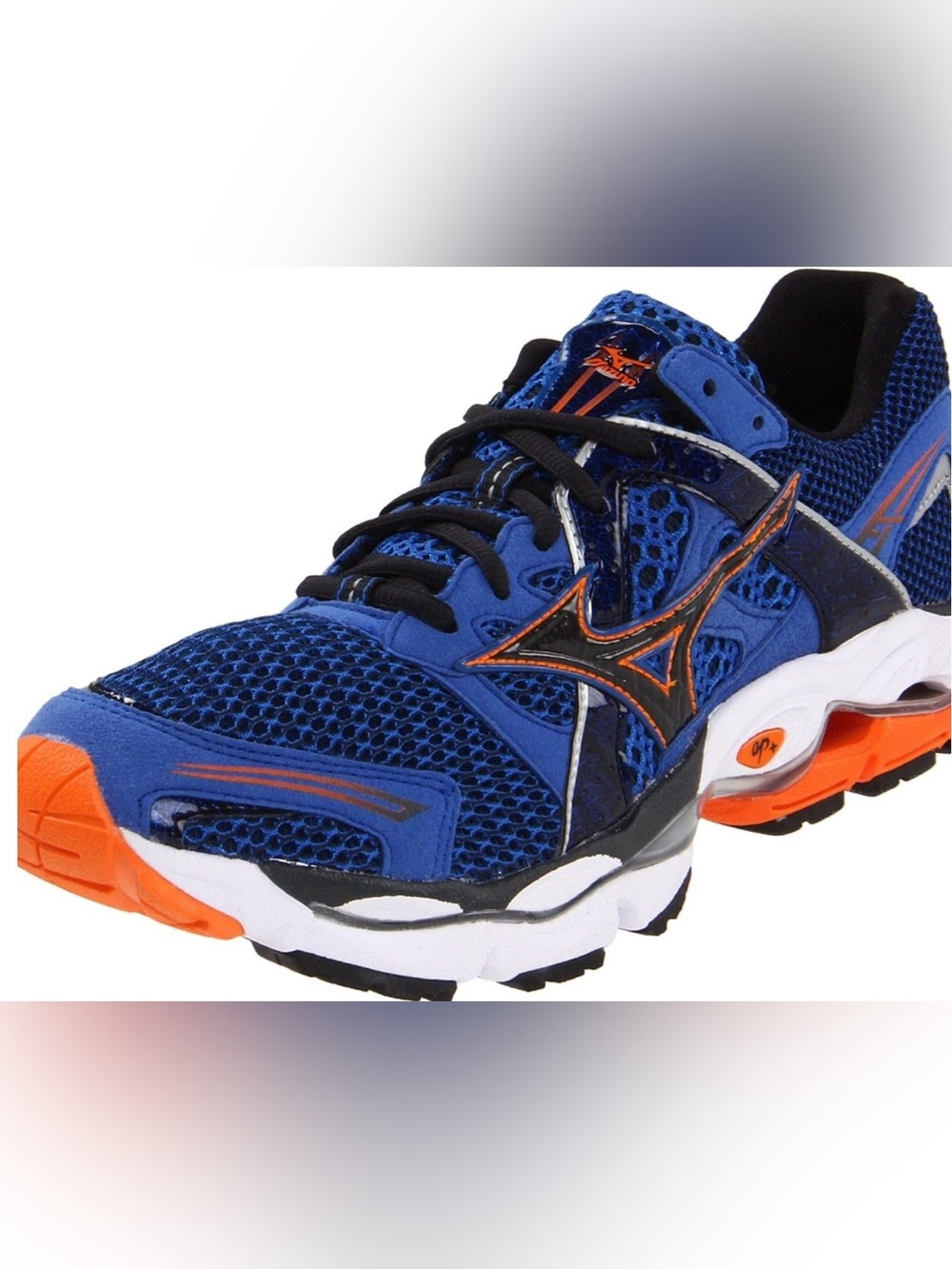 Mizuno Men's Royal Blue with Orange Accents Running Shoe Size 12